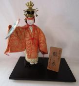 Japanese Noh dancer figurine