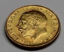 George V gold full sovereign 1925