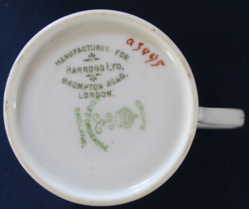Minton bone china part tea service with gilt rim decoration (K 154 pattern no.), Royal Worcester - Image 2 of 2