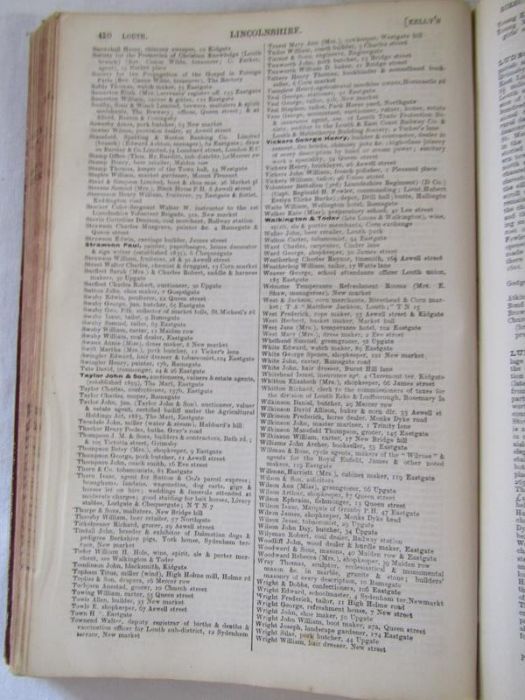 Kelly's Directory of Lincolnshire and the city of Hull 1900 - Image 4 of 5