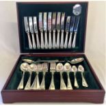 Cased Butler of Sheffield 'Cavendish Collection' stainless steel cutlery set