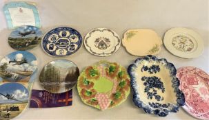 2 boxes of plates including collectors plates Royal Doulton collectors plates
