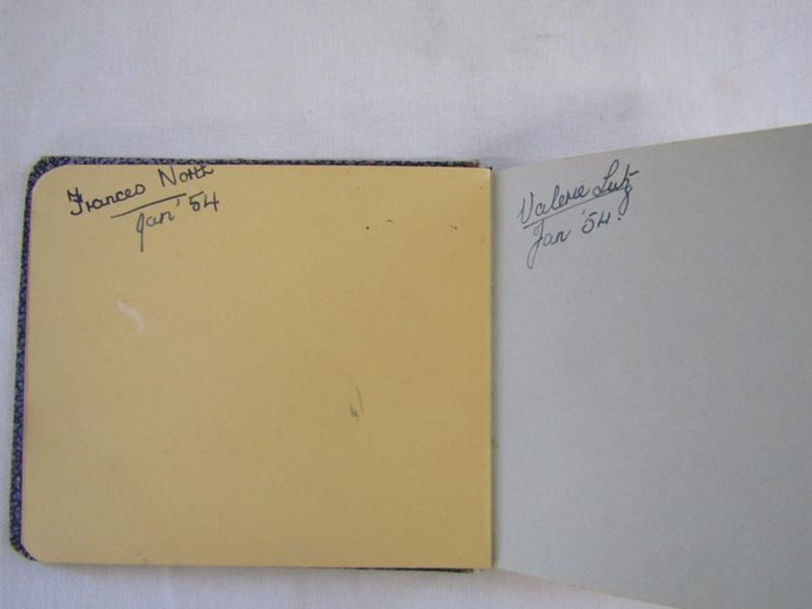 Autograph book containing signatures from West Ham Hammers Speedway racers 1952 possibly other - Image 6 of 8