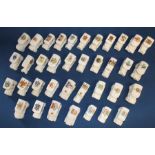 37 crested china ambulances including Arcadian, Clifton, Shelley, Triood, Coronet Ware, Waterfall