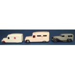 Budgie Toys Daimler Ambulance, Dinky Toys Daimler Ambulance & Dinky Toys Ambulance