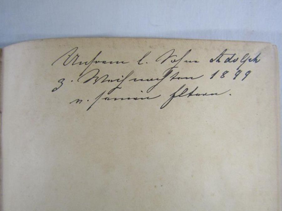 Goethe's Werke volumes 1-10 issued by Ludwig Geiger published in Berlin with handwritten inscription - Image 2 of 4