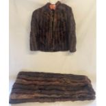 CC41 vintage fur coat and wrap