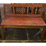 Small painted bench L 105cm