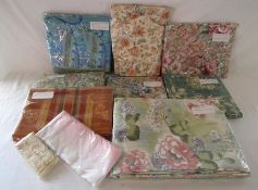 Curtains, fabric and edging material