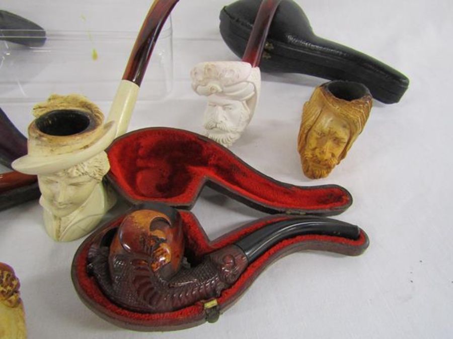 Collection of meerschaum pipes - Image 4 of 4