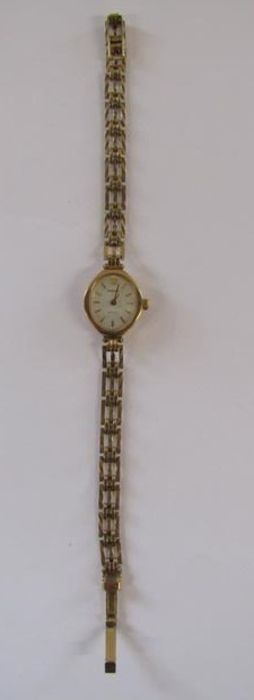 9ct gold ladies Accurist watch - total weight 9.52g - Image 4 of 6