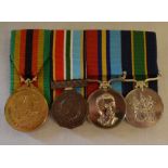 Group of four Rhodesia/Zimbabwe police medals awarded to Sergeant/Patrol Officer C M M Gudo