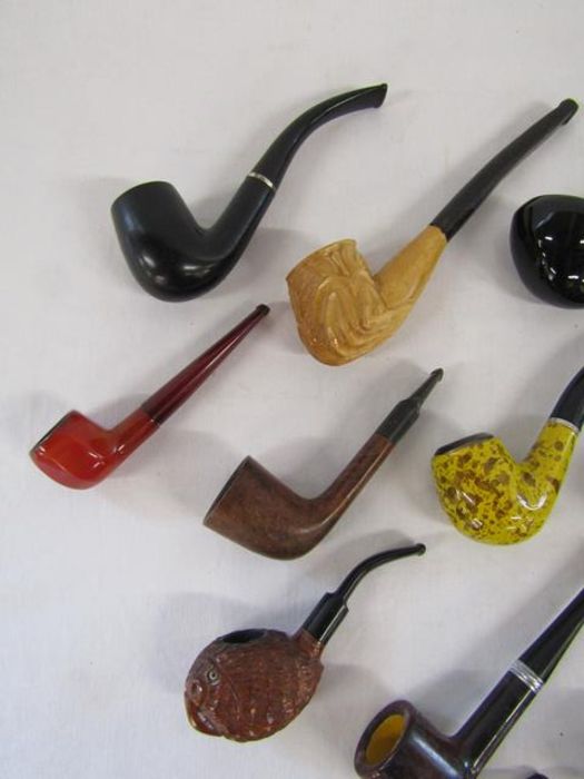 Collection of smokers pipes includes Zenith, Dunhill with silver collar etc - Image 5 of 10