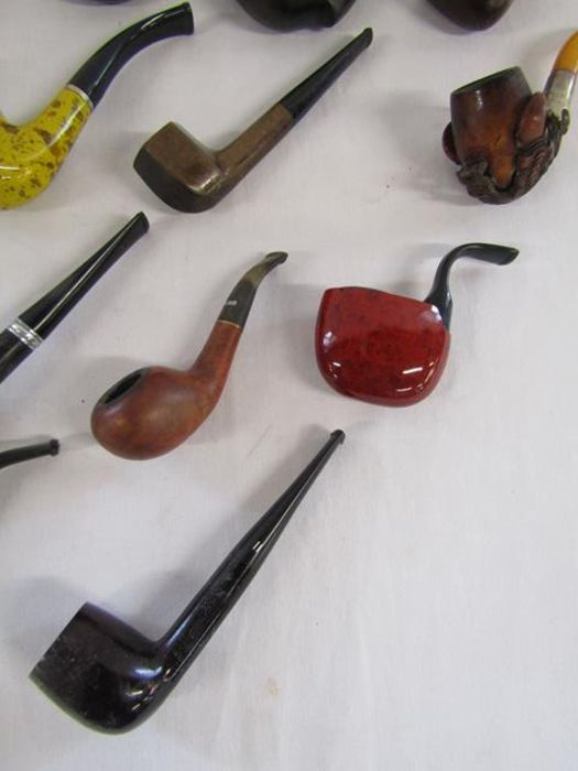 Collection of smokers pipes includes Zenith, Dunhill with silver collar etc - Image 9 of 10