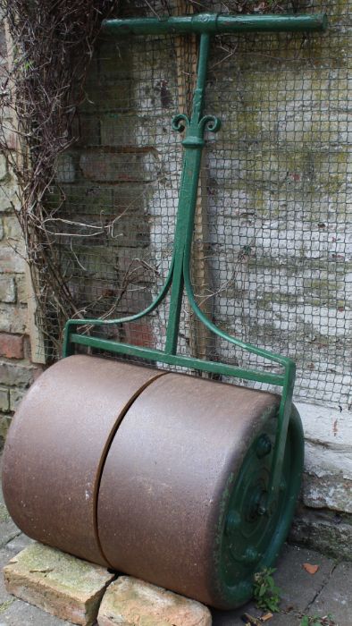 Vintage garden roller