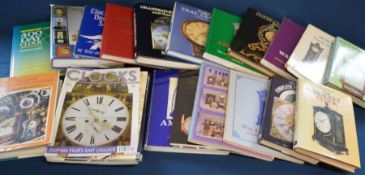 Large number of clock related books & auction catalogues