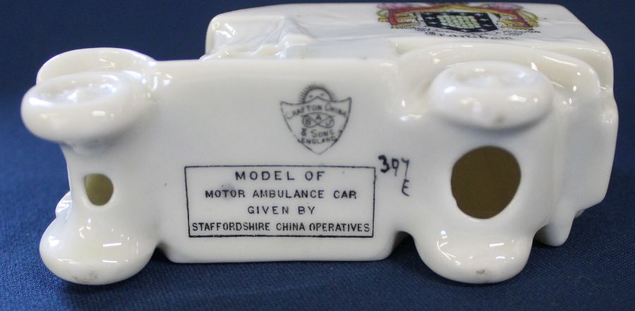 37 crested china ambulances including Arcadian, Clifton, Shelley, Triood, Coronet Ware, Waterfall - Image 7 of 7