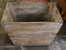 Large pine log basket