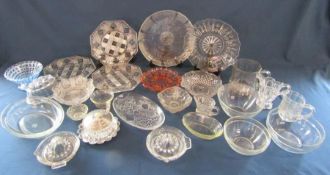 Collection of mixed glass ware