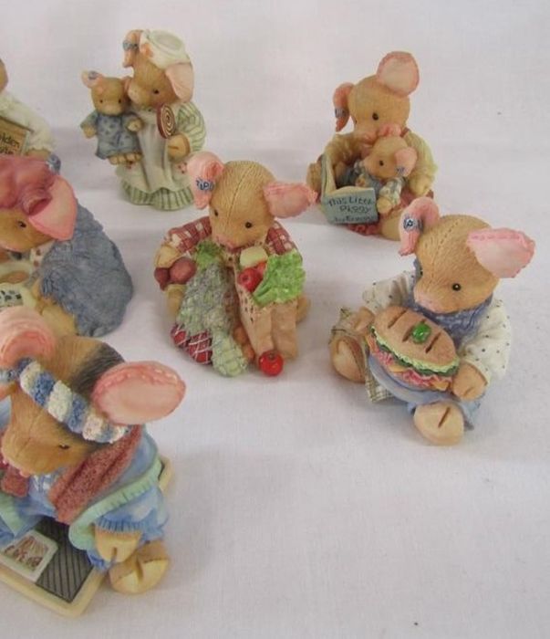 12 1994 Enesco pigs from the 'This Little Piggy' range designed by Mary Rhyner-Nadig - Image 4 of 4