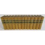 Leather bound Scott's Novels 1-25 'Waverley or 'tis 60 years since' by Sir Walter Scott and