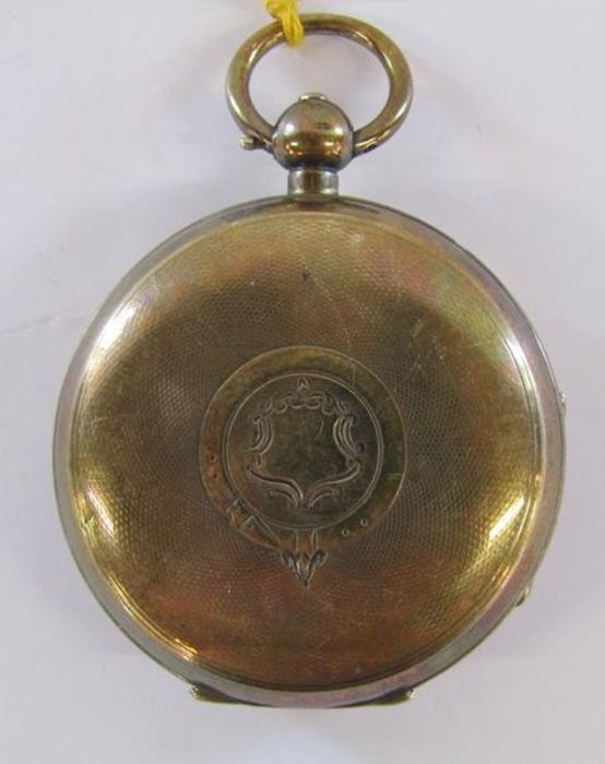 AM Watch Co, Waltham  2.5ozt silver pocket watch - Image 8 of 8