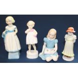 2 Royal Worcester figurines "Only Me" 3226 & "Thursday's Child is Full of Grace" 3258, Royal Doulton