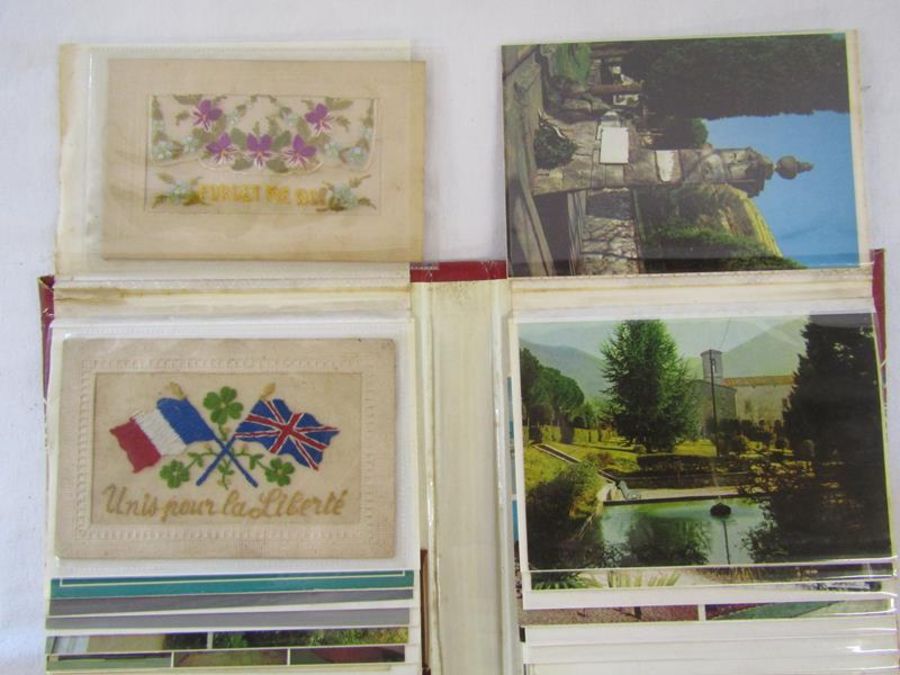 Collection of postcards some written, also Pratts oil map and 2 other maps - Image 8 of 14