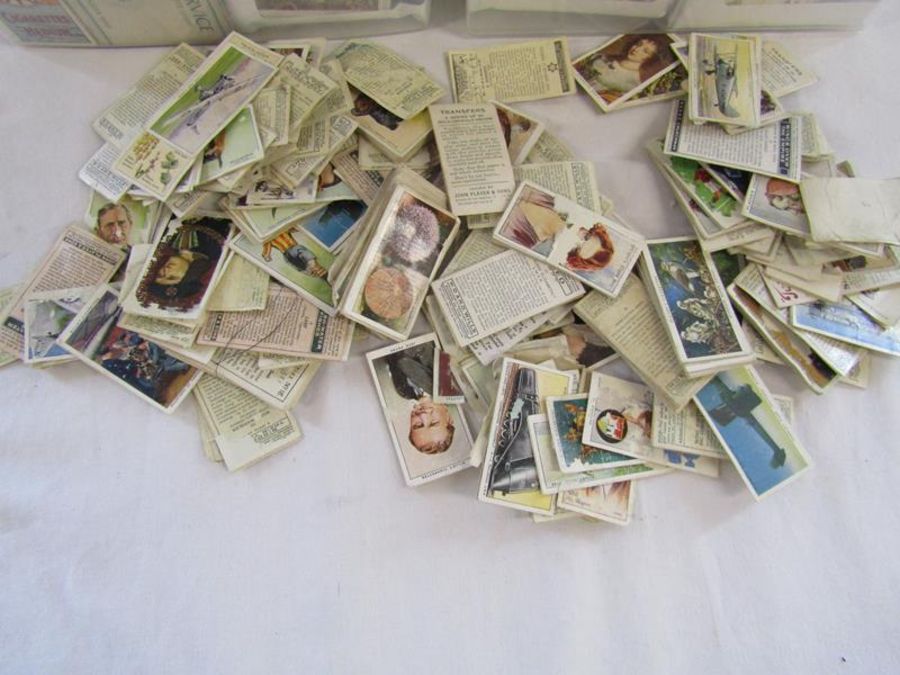 Large collection of cigarette cards includes transfers, military and RAF with itemised sheet, - Image 4 of 9
