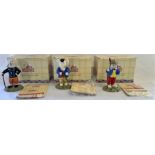 3 Royal Doulton The Rupert Bear Collection figures with boxes