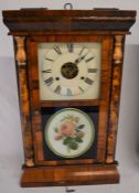 19th century American wall clock by Seth Thomas with 30 hour twin weight movement in a rosewood case