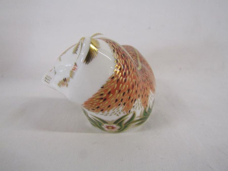 Royal Crown Derby paperweight Leicestershire fox - limited edition 713/1500 - Image 2 of 3