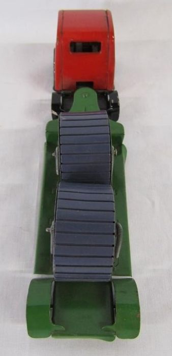 Tri-ang Minic toys 'British Insulated Callender's Cables United' lorry - red cab and green trailer - Image 3 of 8