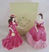 Coalport figurines Sentiments Loving Daughter and Archive Collection Louisa limited edition 42/950