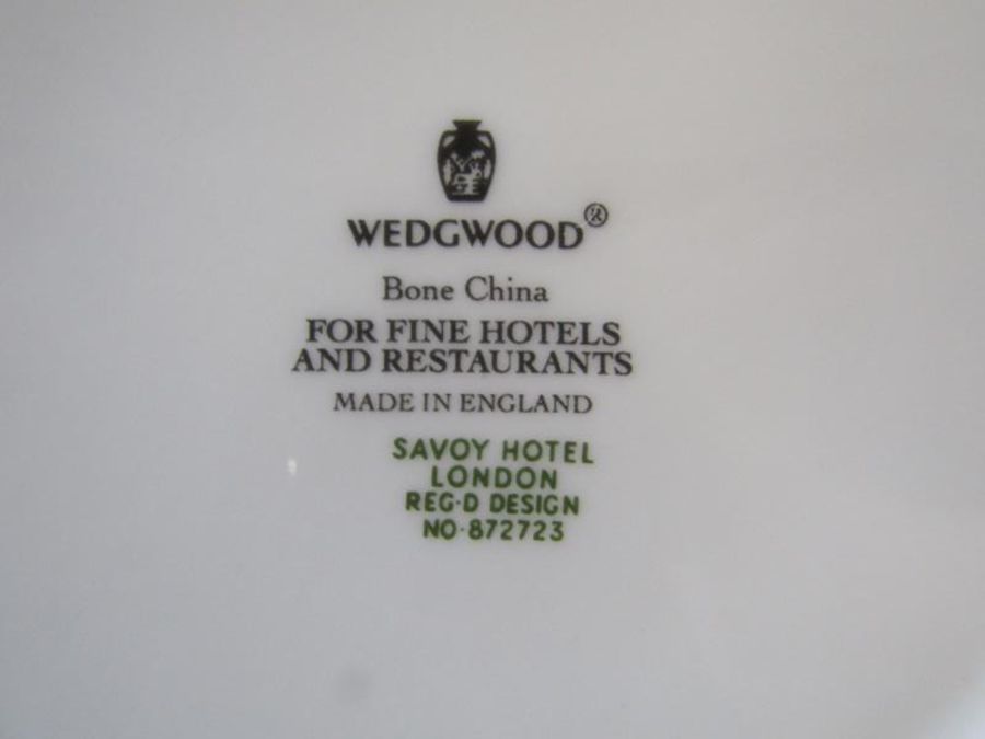 Savoy crockery used in the Savoy Hotel 2007 before it's refurbishment - consisting of 2 large and - Image 4 of 11