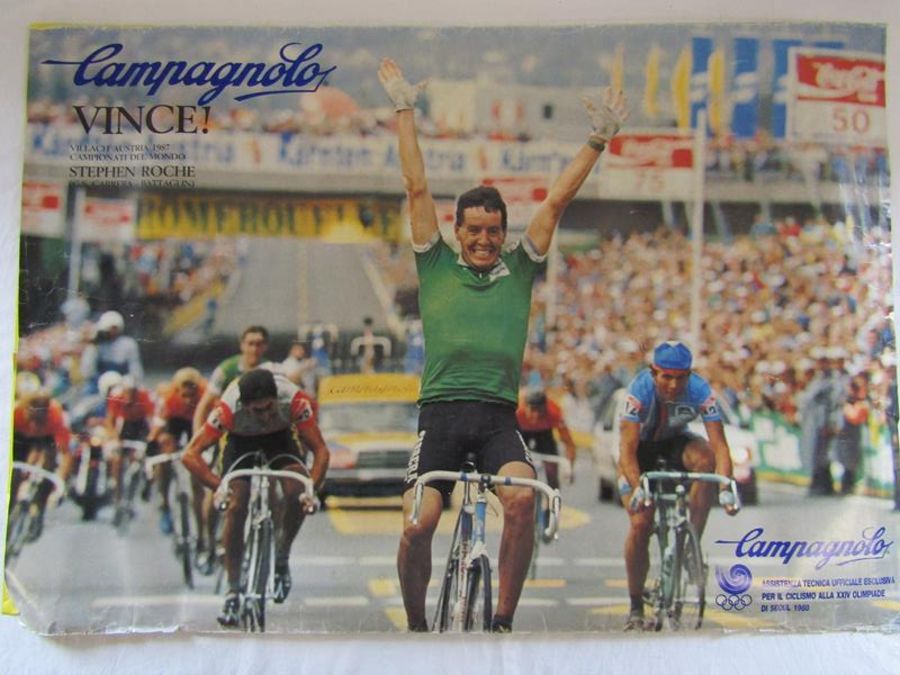 Collection of 9 wall posters - Guns & Roses, Campagnola Stephen Roche, Freecheese company 'Be hot - Image 8 of 11