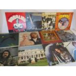 Selection of LP albums, including records such as Diana Ross, Randy Meisner, Paul Simon, etc.