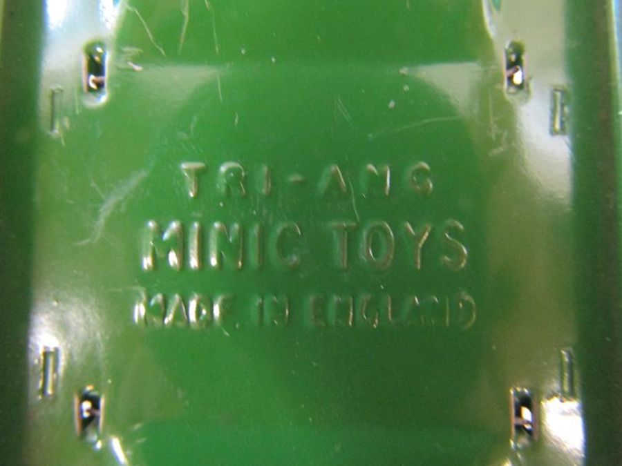 Tri-ang Minic toys 'British Insulated Callender's Cables United' lorry - red cab and green trailer - Image 7 of 8