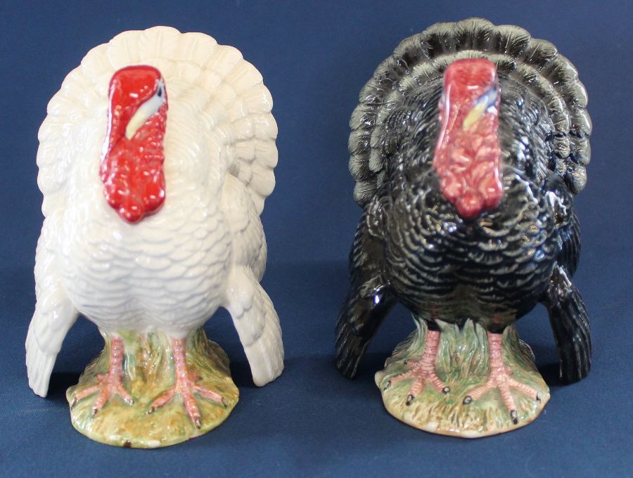 2 x Royal Doulton The Turkey figurines (Specially commissioned by Bernard Matthews in 1990 / 2000)