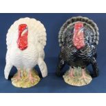 2 x Royal Doulton The Turkey figurines (Specially commissioned by Bernard Matthews in 1990 / 2000)
