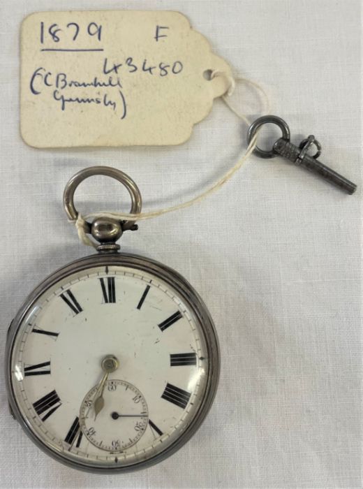 Charles Harris London 1879, Grimsby silver pocket watch