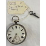 Charles Harris London 1879, Grimsby silver pocket watch