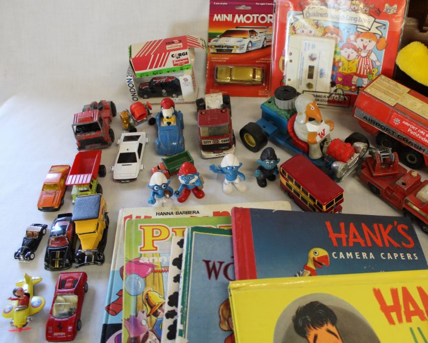 Selection of vintage toys including Cabbage Patch doll, Rupert Nutwood Chums record, wooden jigsaw - Image 3 of 3