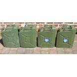 4 X 20L jerry cans