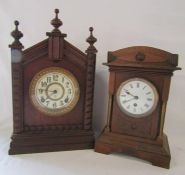 Ansonia mantel clock and one other mantel clock marked 9154