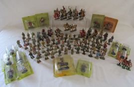 Collection of Del Prado figures includes horse and mounts, soldiers etc also Britains toy figures