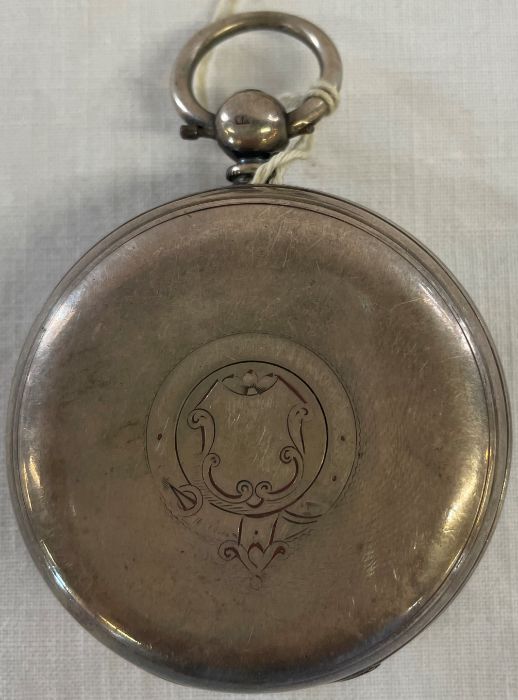 Charles Harris London 1879, Grimsby silver pocket watch - Image 2 of 7