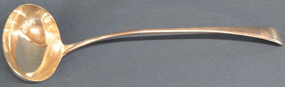 Large Peter & Ann Bateman silver ladle, London 1791, 5.58ozt