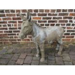 Fibre glass donkey garden feature - H97cm