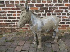 Fibre glass donkey garden feature - H97cm